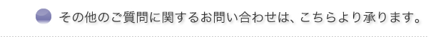 その他のご質問に関するお問合せは、こちらより承ります。